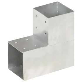 Conector de postes en forma de L metal galvanizado 101x101 mm by , fence posts - Ref: Foro24-145477, Price: 20,90 €, Discount...