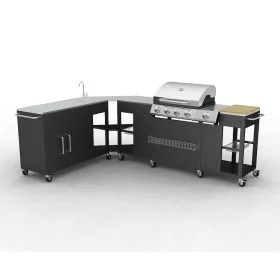 Barbacoa parrilla de gas 4+1 quemadores by , Barbecues - Ref: Foro24-160711, Price: 1,00 €, Discount: -5%%