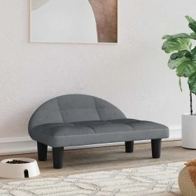 Cama para perros de terciopelo gris oscuro 70x52x30 cm von , Betten für Hunde - Ref: Foro24-171940, Preis: 64,01 €, Rabatt: -5%%