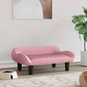 Cama para perros de terciopelo rosa 70x40x24 cm von , Betten für Hunde - Ref: Foro24-171954, Preis: 57,68 €, Rabatt: -5%%