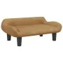 Cama para perros de terciopelo marrón 70x40x24 cm | Foro24.es | Tu tienda online para hogar, jardín y más Foro24.es