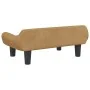 Cama para perros de terciopelo marrón 70x40x24 cm | Foro24.es | Tu tienda online para hogar, jardín y más Foro24.es