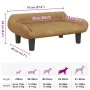 Cama para perros de terciopelo marrón 70x40x24 cm | Foro24.es | Tu tienda online para hogar, jardín y más Foro24.es