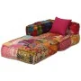 Puf modular de 2 plazas de tela patchwork by , Cushions for chairs and sofas - Ref: Foro24-244977, Price: 328,72 €, Discount:...