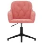Silla de oficina giratoria de terciopelo rosa von , Bürostühle - Ref: Foro24-344860, Preis: 93,69 €, Rabatt: -5%%
