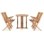 Set de comedor de jardín plegable 5 pzas madera maciza de teca von , Gartensets - Ref: Foro24-3059975, Preis: 518,11 €, Rabat...