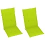 Silla mecedora con cojines madera maciza de acacia by , Garden chairs - Ref: Foro24-3064190, Price: 197,58 €, Discount: -5%%