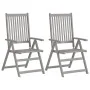 Sillas reclinables jardín y cojines 2 uds madera maciza acacia von , Gartenstühle - Ref: Foro24-3064707, Preis: 146,29 €, Rab...