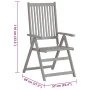 Sillas reclinables jardín y cojines 2 uds madera maciza acacia von , Gartenstühle - Ref: Foro24-3064707, Preis: 146,29 €, Rab...