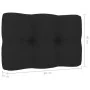Silla de jardín y cojines negro madera pino impregnada von , Gartenstühle - Ref: Foro24-3065748, Preis: 174,31 €, Rabatt: -5%%