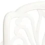 Mesa y sillas de bistró 3 piezas aluminio fundido blanco by , Garden sets - Ref: Foro24-3070576, Price: 554,46 €, Discount: -5%%