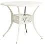 Mesa y sillas de bistró 3 piezas aluminio fundido blanco by , Garden sets - Ref: Foro24-3070576, Price: 554,46 €, Discount: -5%%