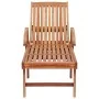 Tumbonas 2 unidades madera maciza de teca con cojín azul royal by , Loungers - Ref: Foro24-3073196, Price: 582,57 €, Discount...