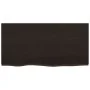 Tablero de mesa madera roble tratada marrón oscuro 80x40x2 cm | Foro24.es | Tu tienda online para hogar, jardín y más Foro24.es