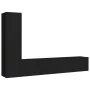 Set de muebles de salón TV 4 pzas madera de ingeniería negro von , TV-Möbel - Ref: Foro24-3078779, Preis: 144,79 €, Rabatt: -5%%