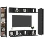 Set de muebles de salón TV 10 piezas madera ingeniería negro von , TV-Möbel - Ref: Foro24-3078770, Preis: 388,91 €, Rabatt: -5%%