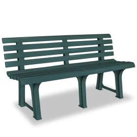 Comprar Banco de jardín plástico verde 145,5 cm