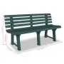 Banco de jardín plástico verde 145,5 cm | Foro24.es | Tu tienda online para hogar, jardín y más Foro24.es