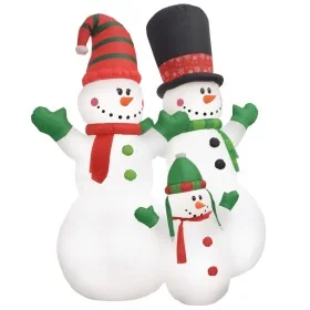 Comprar Familia de muñecos de nieve inflable