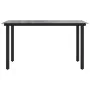 Mesa comedor jardín acero y vidrio templado negro 200x100x74 cm | Foro24.es | Tu tienda online para hogar, jardín y más Foro24.es