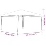 Carpa de celebraciones blanco 4x4 m by , Tents and gazebos - Ref: Foro24-48498, Price: 89,02 €, Discount: -5%%