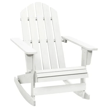 Mecedora de jardín de madera blanca von , Gartenstühle - Ref: Foro24-40861, Preis: 99,07 €, Rabatt: -5%%