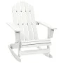 Mecedora de jardín de madera blanca von , Gartenstühle - Ref: Foro24-40861, Preis: 99,07 €, Rabatt: -5%%