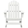 Mecedora de jardín de madera blanca von , Gartenstühle - Ref: Foro24-40861, Preis: 99,07 €, Rabatt: -5%%