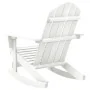 Mecedora de jardín de madera blanca von , Gartenstühle - Ref: Foro24-40861, Preis: 99,07 €, Rabatt: -5%%