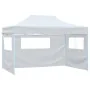 Carpa plegable para celebraciones con 4 paredes blanco 3x4,5 m de , Carpas y cenadores - Ref: Foro24-48870, Precio: 177,16 €,...