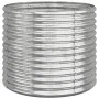 Jardinera de acero recubrimiento en polvo plateado 80x80x68 cm by , Pots and planters - Ref: Foro24-318862, Price: 44,36 €, D...