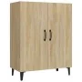 Aparador de madera contrachapada roble Sonoma 70x34x90 cm de , Aparadores - Ref: Foro24-812108, Precio: 78,53 €, Descuento: -5%%