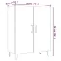 Aparador de madera contrachapada roble Sonoma 70x34x90 cm de , Aparadores - Ref: Foro24-812108, Precio: 78,53 €, Descuento: -5%%
