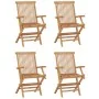 Set de comedor de jardín plegable 5 pzas madera maciza de teca by , Garden sets - Ref: Foro24-3096572, Price: 599,16 €, Disco...