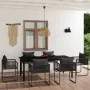 Juego de comedor para jardín 7 piezas negro von , Gartensets - Ref: Foro24-3099081, Preis: 622,64 €, Rabatt: -5%%