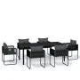 Juego de comedor para jardín 7 piezas negro von , Gartensets - Ref: Foro24-3099081, Preis: 622,64 €, Rabatt: -5%%