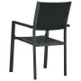 Juego de comedor para jardín 9 piezas negro by , Garden sets - Ref: Foro24-3099268, Price: 630,51 €, Discount: -5%%