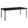 Juego de comedor para jardín 9 piezas negro by , Garden sets - Ref: Foro24-3099268, Price: 630,51 €, Discount: -5%%