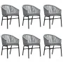 Juego de comedor de jardín 7 piezas ratán sintético gris by , Garden sets - Ref: Foro24-3099237, Price: 742,03 €, Discount: -5%%