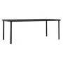 Juego de comedor de jardín 9 piezas con cojines negro by , Garden sets - Ref: Foro24-3099358, Price: 1,00 €, Discount: -5%%