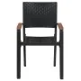 Juego de comedor para jardín 7 piezas negro von , Gartensets - Ref: Foro24-3099417, Preis: 541,06 €, Rabatt: -5%%