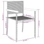 Juego de comedor para jardín 7 piezas negro von , Gartensets - Ref: Foro24-3099417, Preis: 541,06 €, Rabatt: -5%%