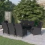Juego de comedor de jardín 9 piezas gris oscuro by , Garden sets - Ref: Foro24-3099642, Price: 2,00 €, Discount: -5%%