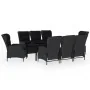 Juego de comedor de jardín 9 piezas gris oscuro by , Garden sets - Ref: Foro24-3099642, Price: 2,00 €, Discount: -5%%