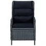 Juego de comedor de jardín 9 piezas gris oscuro by , Garden sets - Ref: Foro24-3099642, Price: 2,00 €, Discount: -5%%