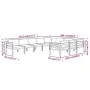 Set muebles de jardín 10 pzas y cojines aluminio gris antracita von , Gartensets - Ref: Foro24-3107825, Preis: 1,00 €, Rabatt...