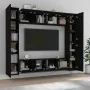 Set de muebles para TV 8 piezas madera contrachapada negro von , TV-Möbel - Ref: Foro24-3114231, Preis: 388,34 €, Rabatt: -5%%