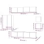 Set de muebles para TV 8 piezas madera contrachapada negro von , TV-Möbel - Ref: Foro24-3114487, Preis: 295,65 €, Rabatt: -5%%