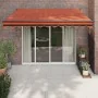 Toldo retráctil automático naranja y marrón 3x2,5 m de , Toldos - Ref: Foro24-3154516, Precio: 273,90 €, Descuento: -5%%