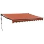 Toldo retráctil automático naranja y marrón 3x2,5 m de , Toldos - Ref: Foro24-3154516, Precio: 273,90 €, Descuento: -5%%